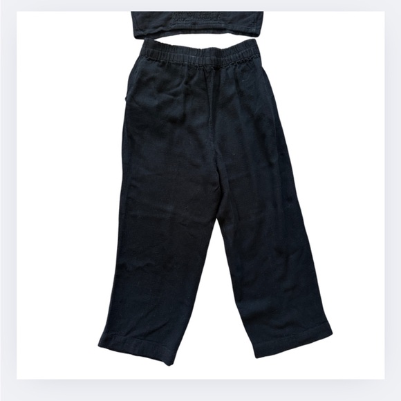 Madewell Breezewoven Matching Set: Pull-On High-Rise Straight Pants + Top - Picture 7 of 10